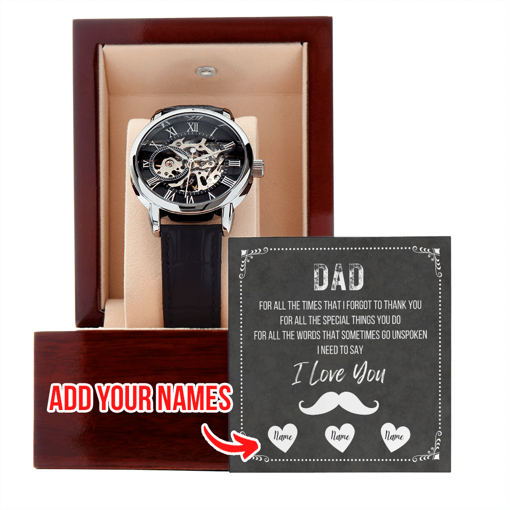 To My Dad | I Love You - Personalize it Now | Watch