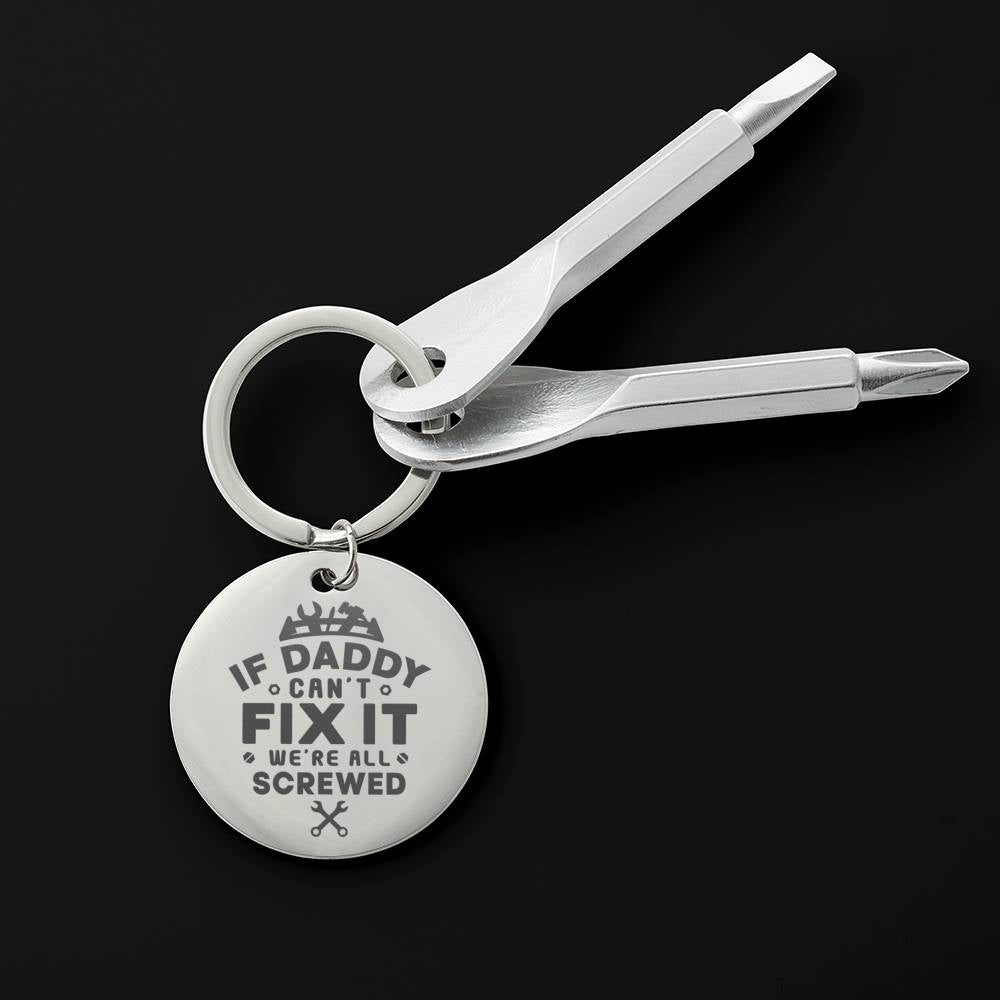 Screw Driver Key Chain For Dad