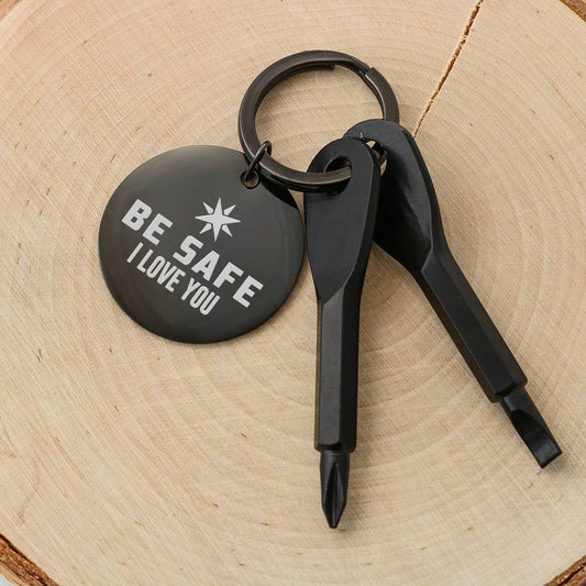 Be Safe Screw Driver Key Chain