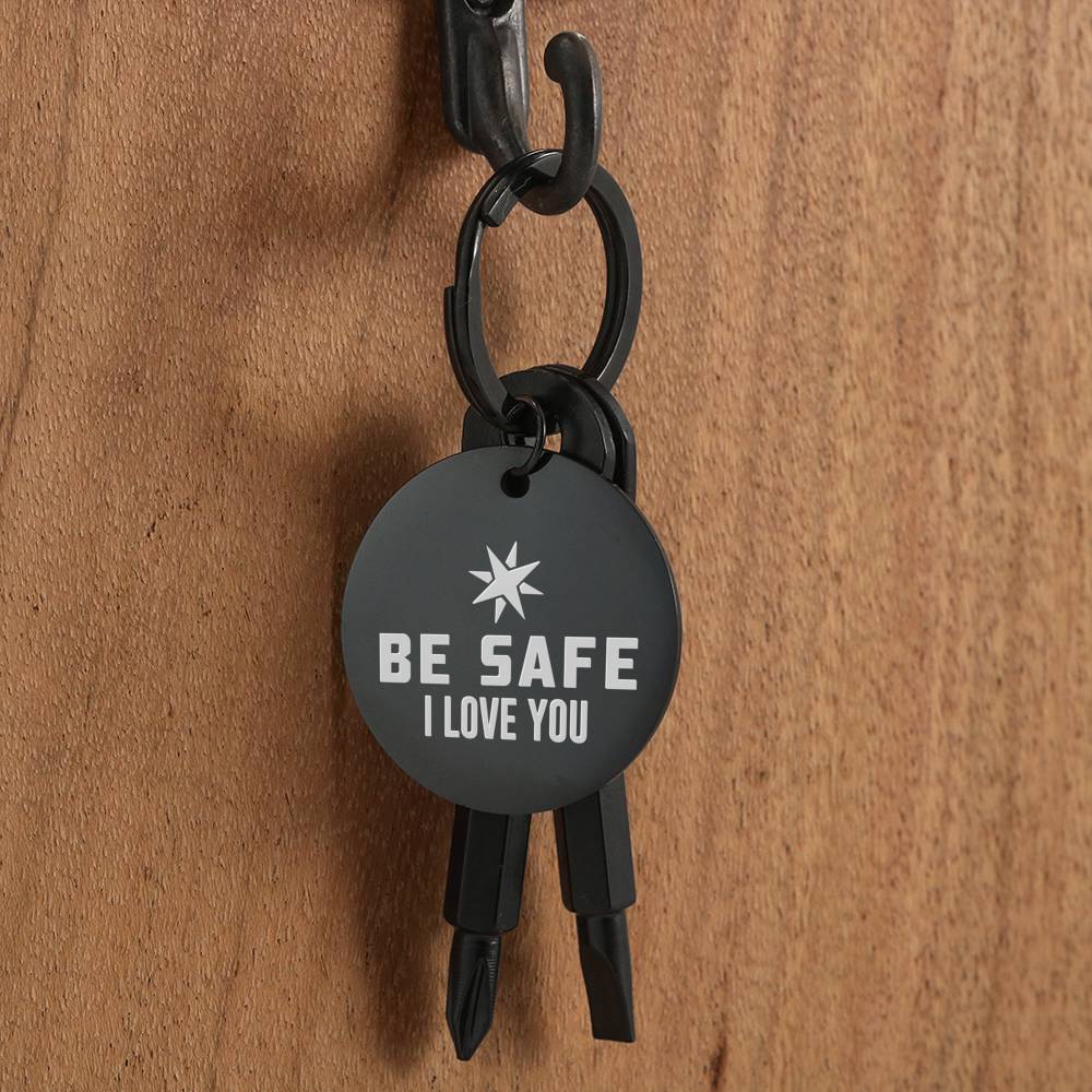 Be Safe Screw Driver Key Chain