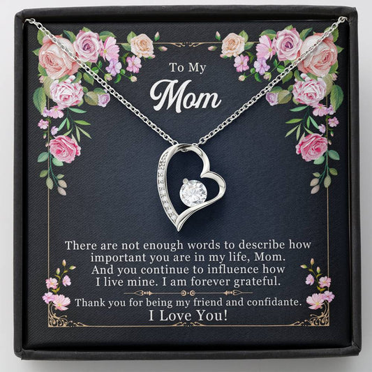 To My Mom | You Are More Important Than You Realize | Necklace