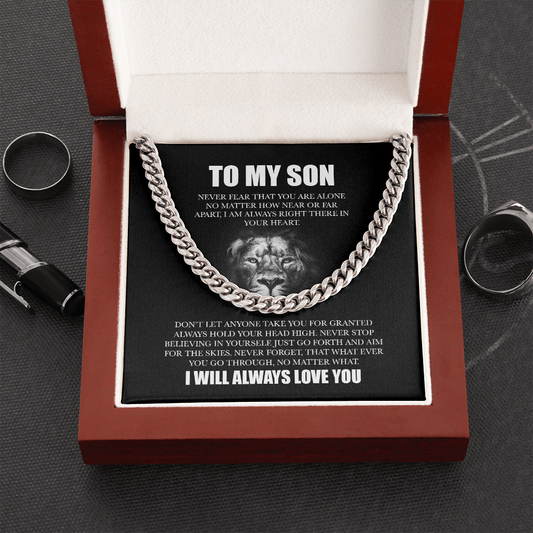 To My Son | Never Stop Believing In Yourself | Necklace