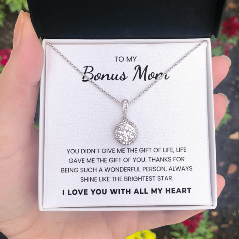 To My Bonus Mom | Shine Like The Brightest Star | Necklace