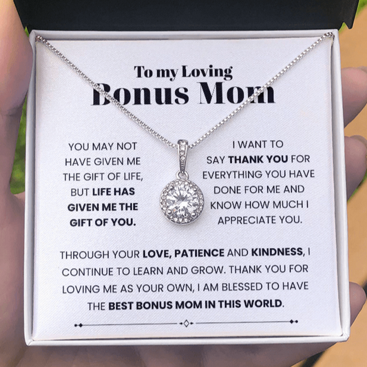 To My Loving Bonus Mom | I Am Blessed To Have You | Necklace