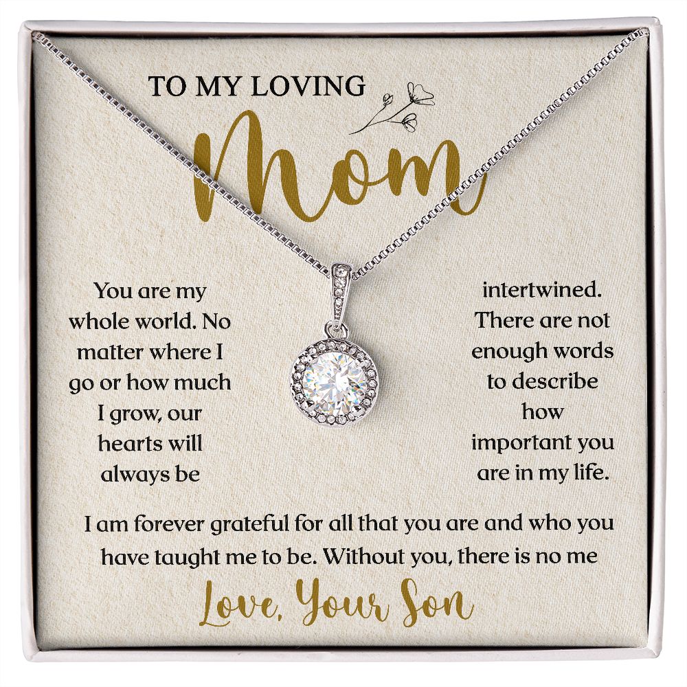 To My Loving Mom | You Are Important To Me | Eternal Hope Necklace