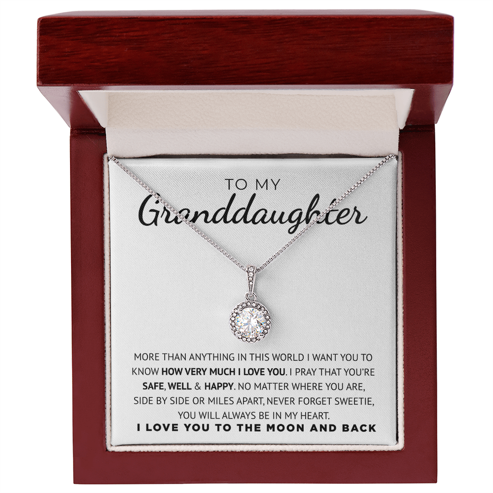 To My Granddaughter | You Will Always Be In My Heart | Necklace