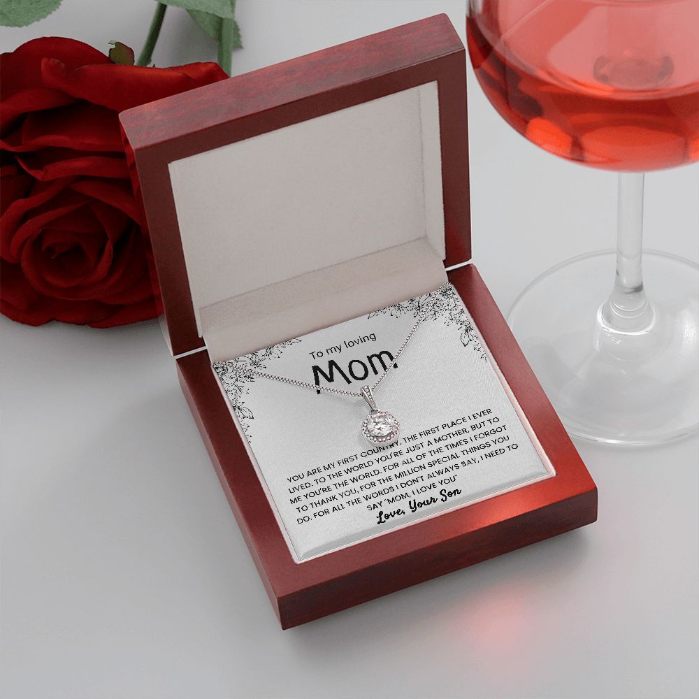 To My Loving Mom | Thank You & I Love You | Eternal Hope Necklace