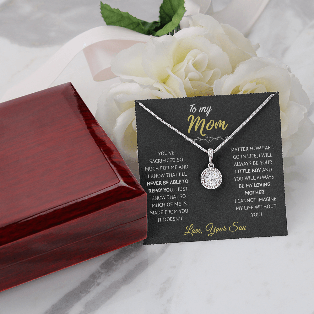 To My Mom | I Can't Imagine Life Without You| Eternal Hope Necklace