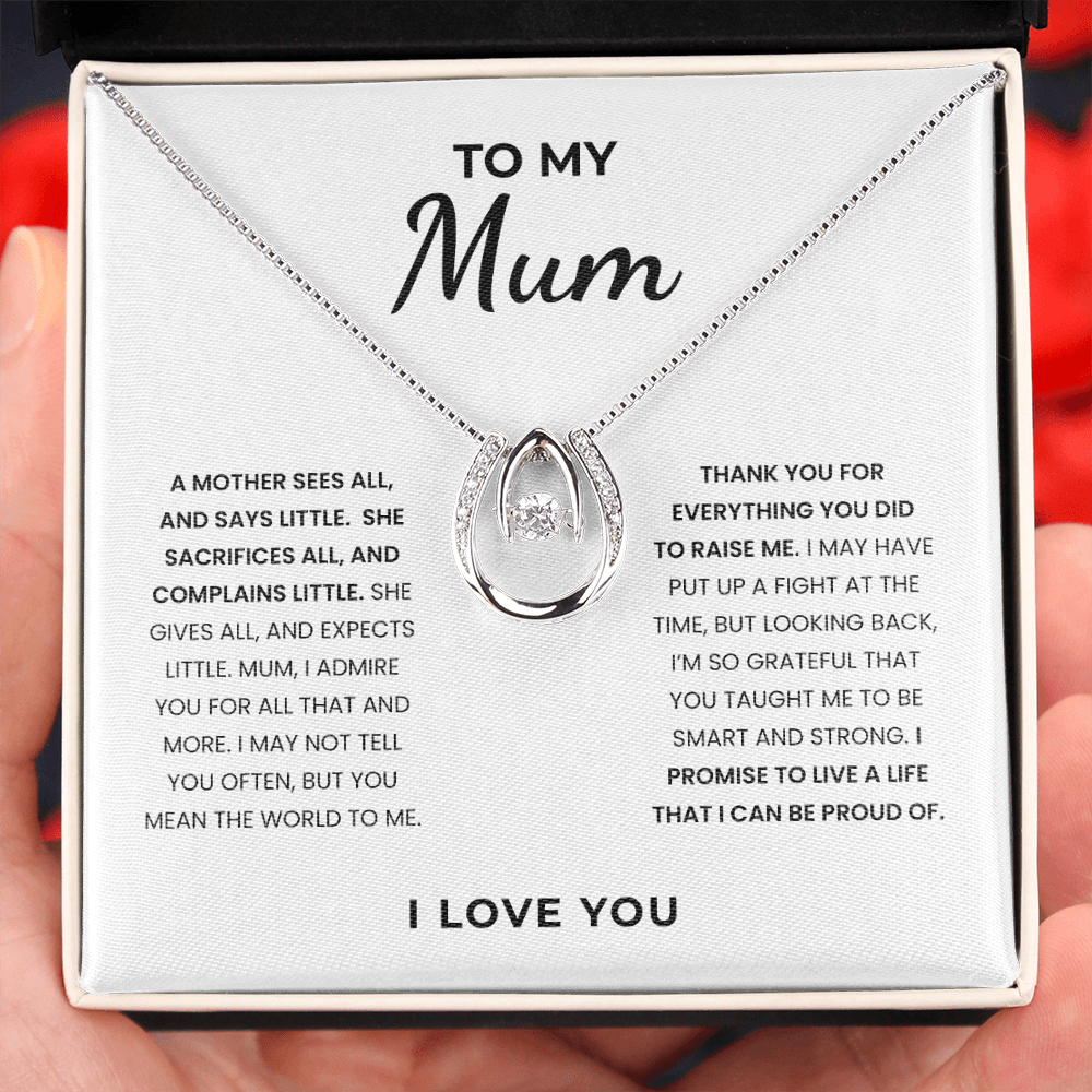 To My Mum | Thank You For Everything You Did | Necklace
