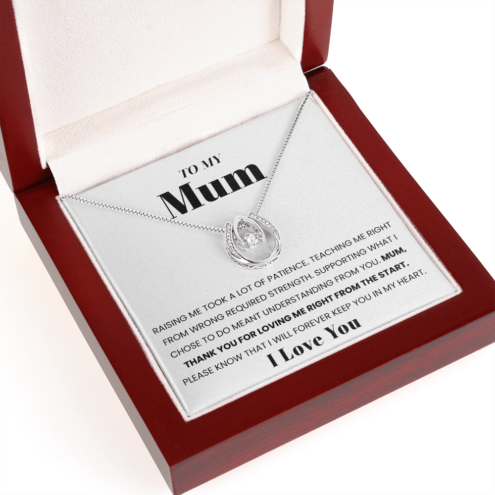To My Mum | Thank You For Loving Me | Necklace