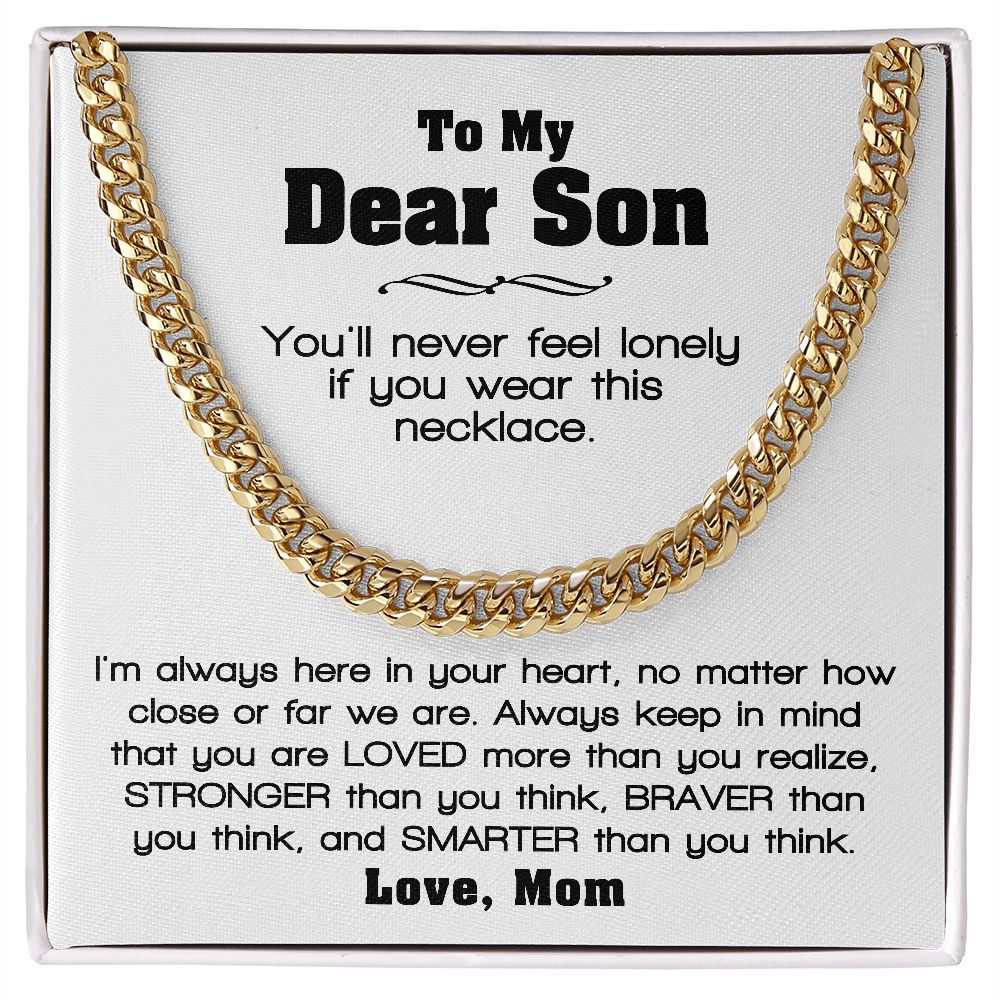 To My Dear Son | I'm Always In Your Heart | Necklace