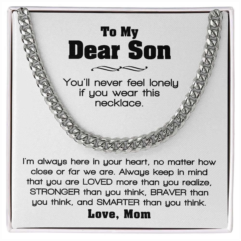 To My Dear Son | I'm Always In Your Heart | Necklace