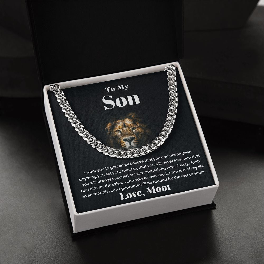 To My Son | You Can Accomplish Anything | Necklace
