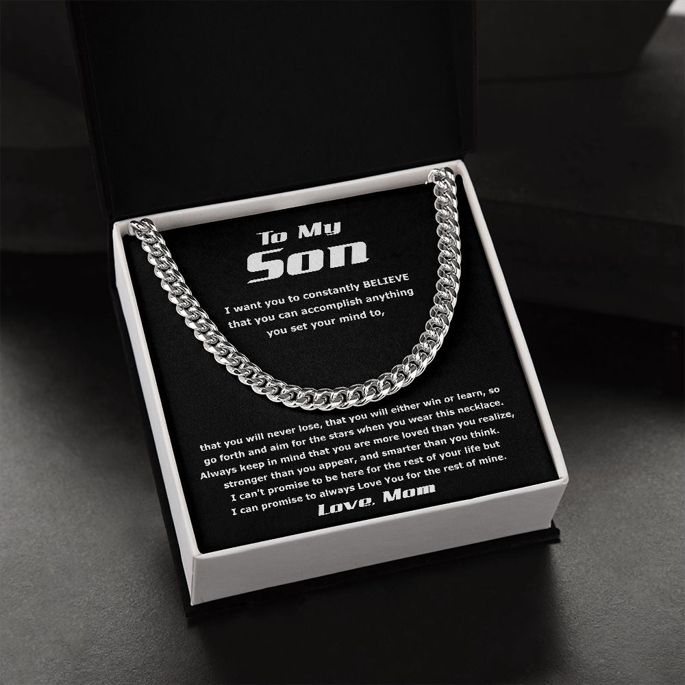 To My Son | I'll Always Love You | Necklace