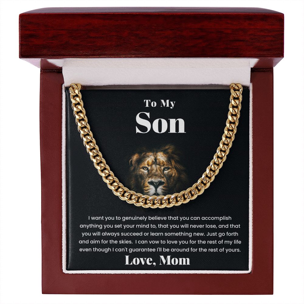 To My Son | You Can Accomplish Anything | Necklace