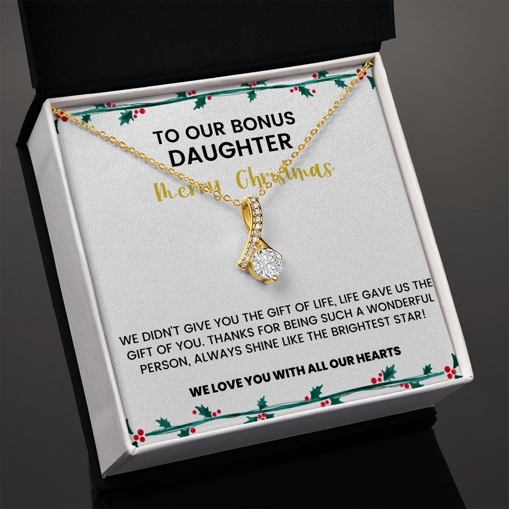 To OUR Bonus Daughter | Shine Like The Brightest Star | Necklace