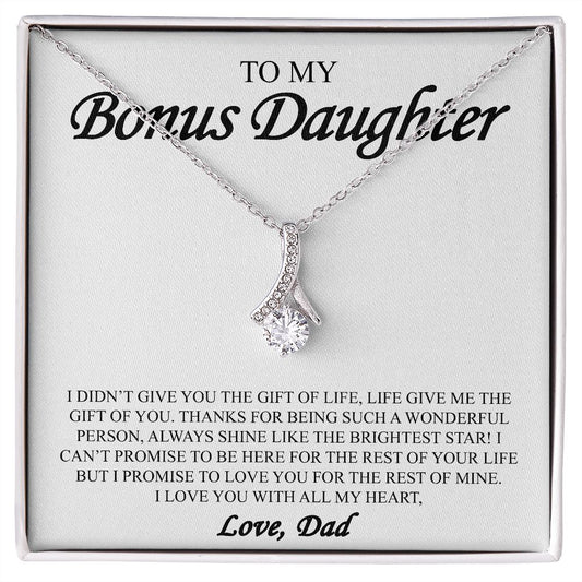 To My Bonus Daughter | You Are A Wonderful Person | Necklace
