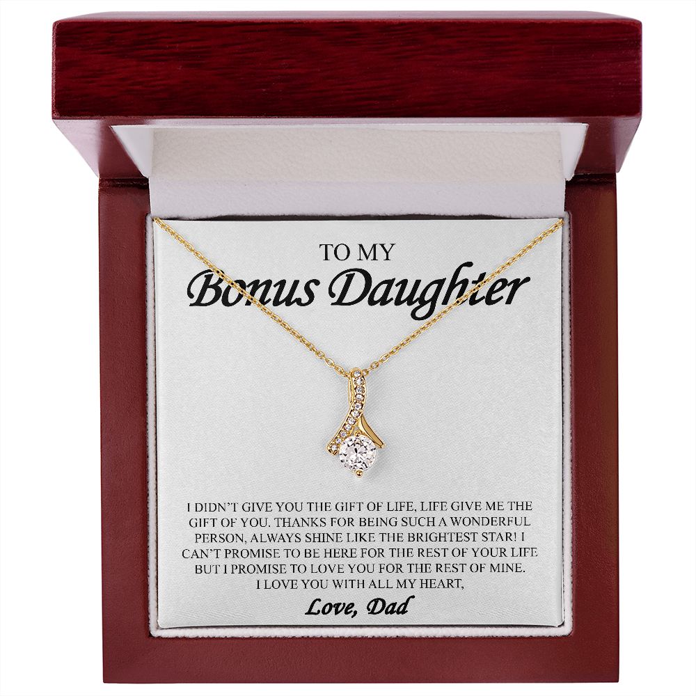 To My Bonus Daughter | You Are A Wonderful Person | Necklace