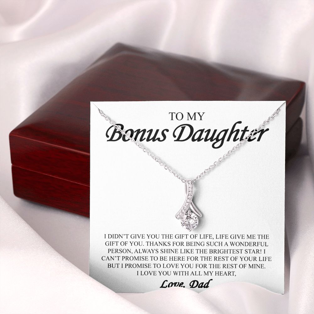 To My Bonus Daughter | You Are A Wonderful Person | Necklace