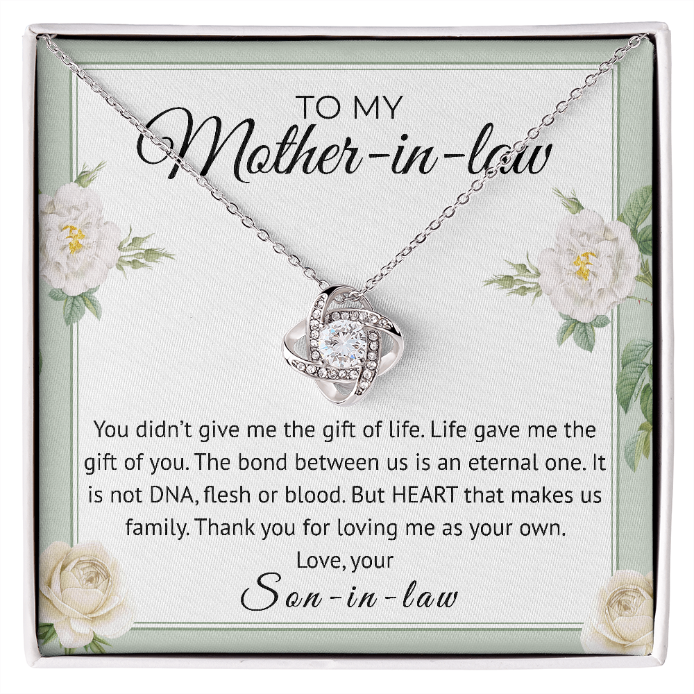 To My Mother-In-Law | Life Gave Me The Gift Of You | Necklace from Son-In-Law