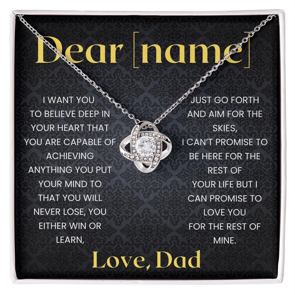 I Love You For The Rest Of My Life  Necklace | Personalize It Now