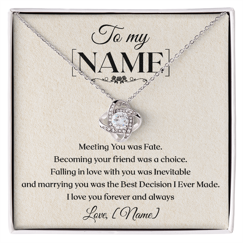 I Love You Forever And Always | Necklace | Personalize It Now