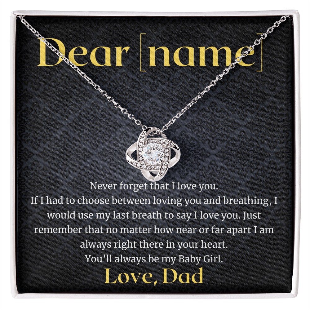 Daughter Necklace | I'm Always Right Here | Personalize It Now