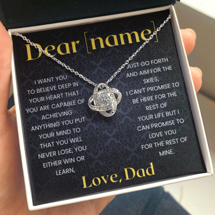 I Love You For The Rest Of My Life  Necklace | Personalize It Now