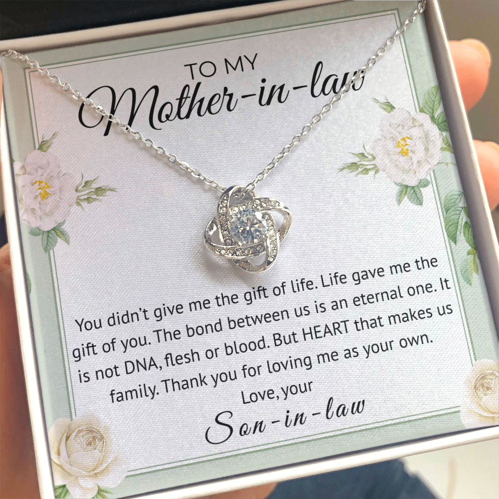 To My Mother-In-Law | Life Gave Me The Gift Of You | Necklace from Son-In-Law