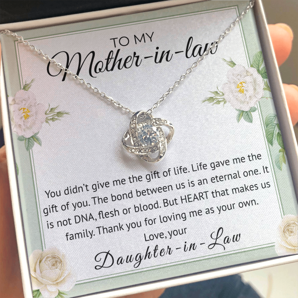 To My Mother-In-Law | Life Gave Me The Gift Of You | Necklace From Daughter-In-Law