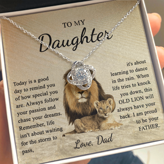 To My Daughter | I'll Always Have Your Back | Necklace