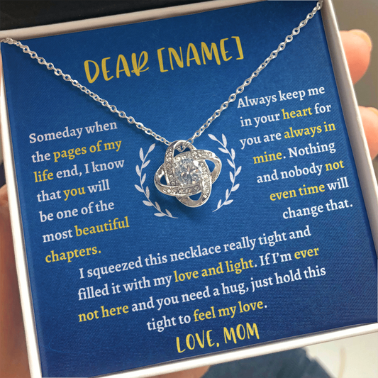 Daughter Necklace | Always Keep Me In Your Heart | Personalize It Now