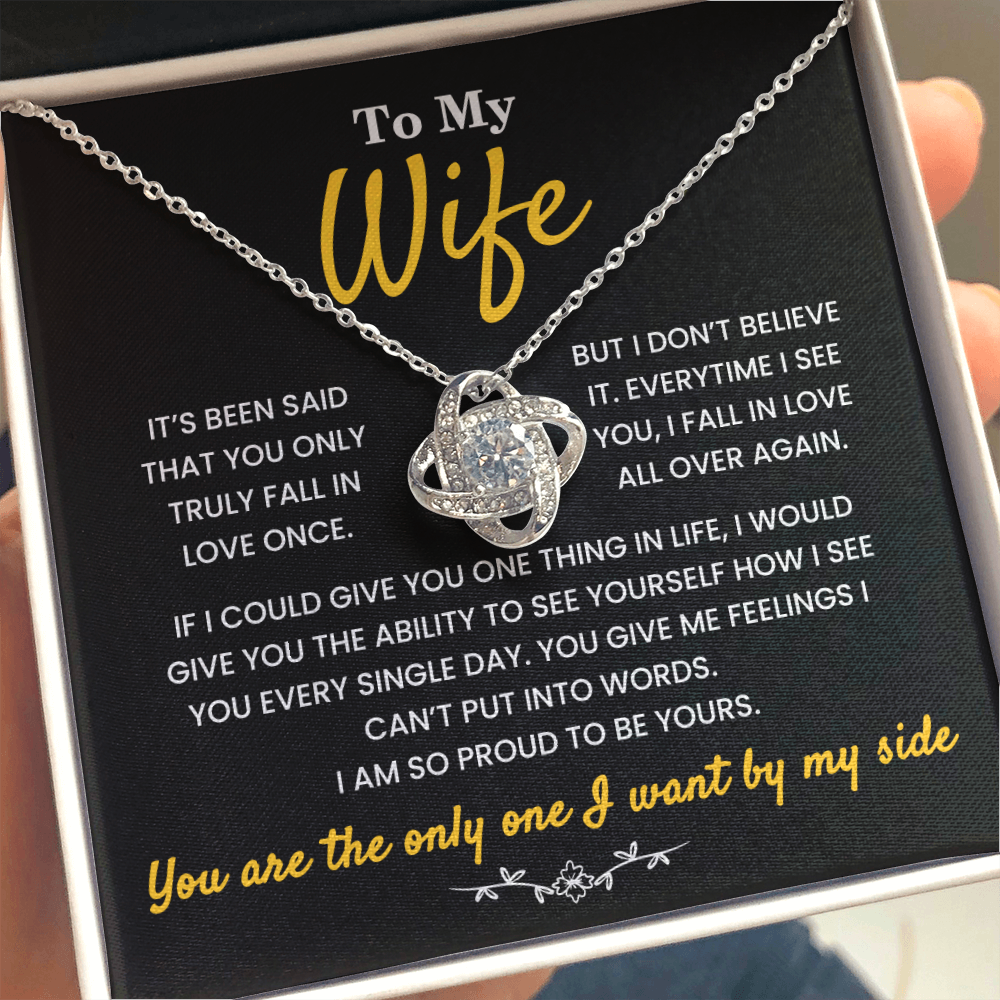 To My Wife | I Fall In Love Everytime I See You | Necklace