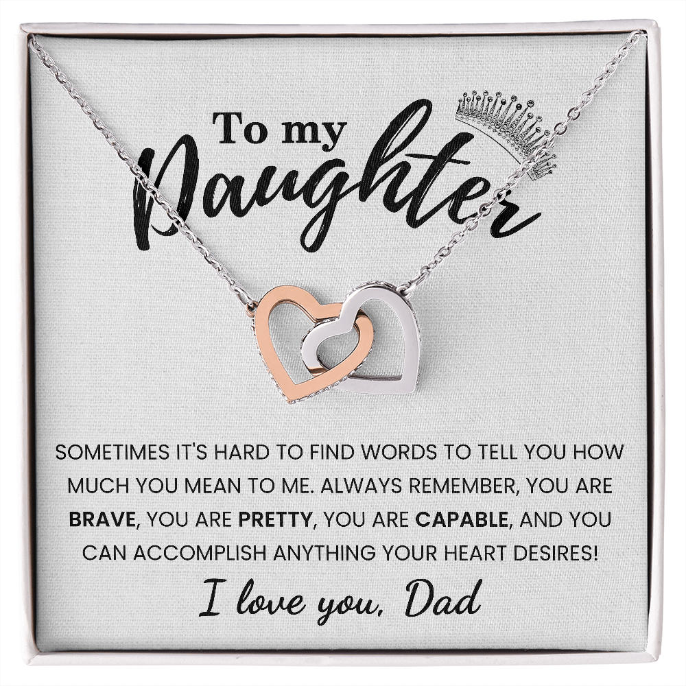 To My Daughter | You Mean So Much To Me | Necklace From Dad