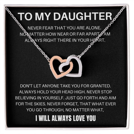 To My Daughter | Never Stop Believing In Yourself | Necklace