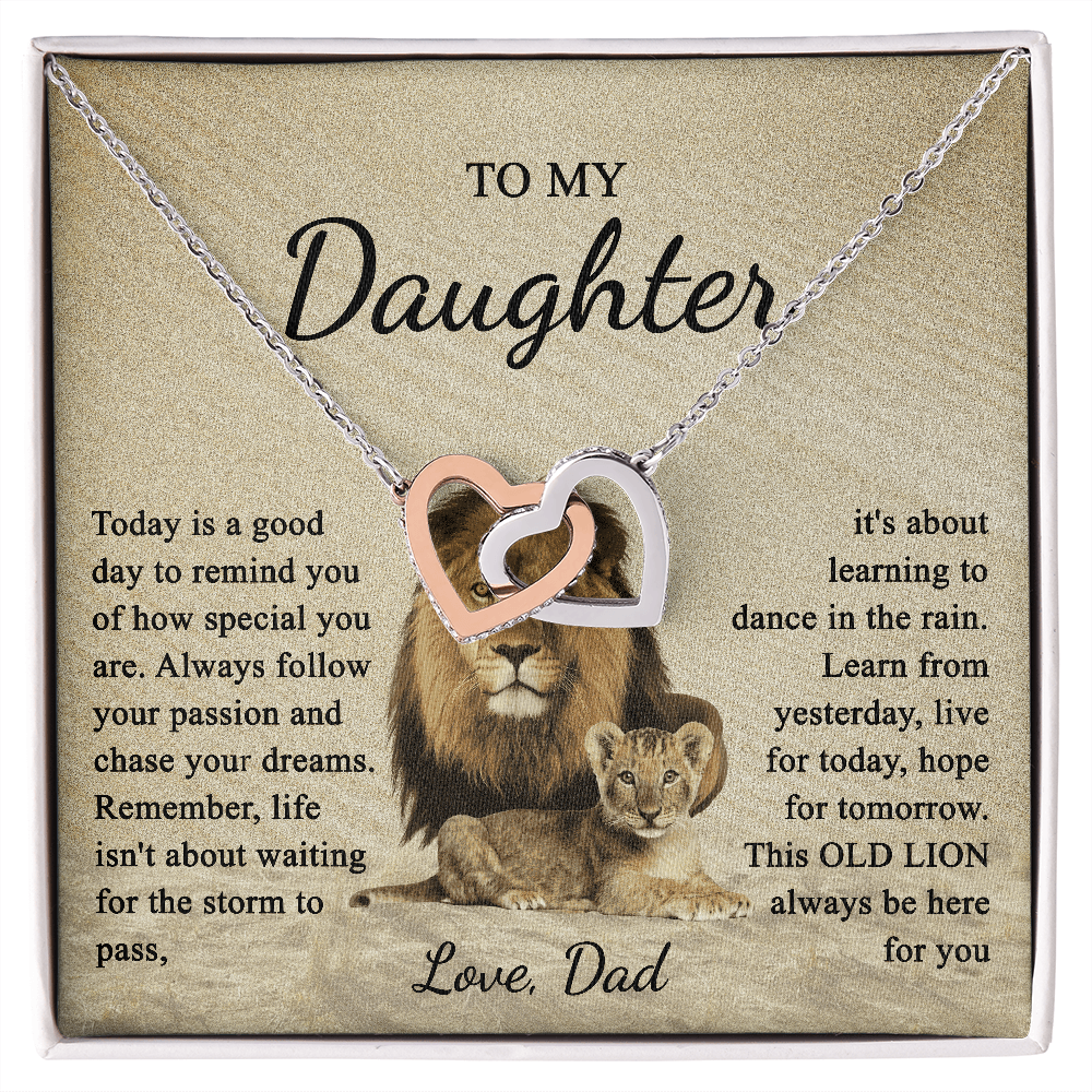To My Daughter | Always Follow Your Passion | Necklace