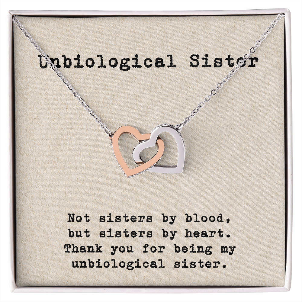To My Unbiological Sister | Thank You | Necklace