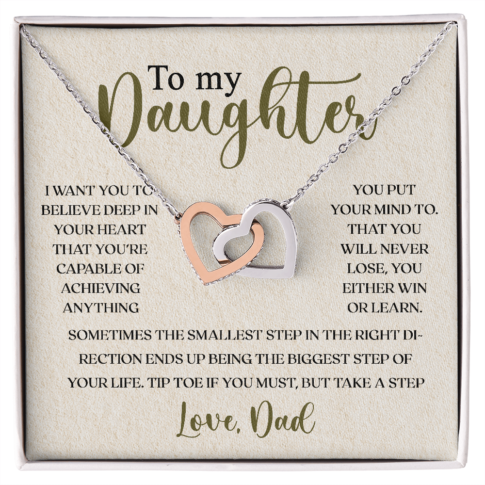 To My Daughter | Take A Step | Necklace