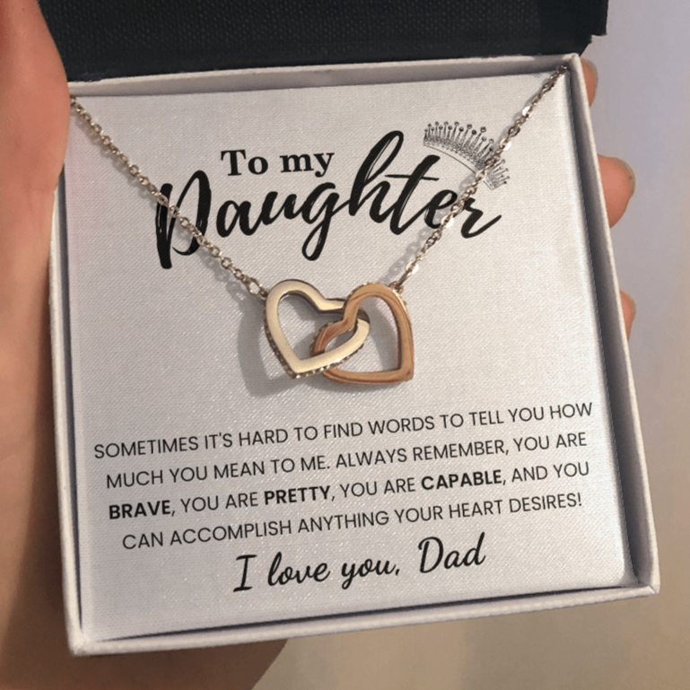 To My Daughter | You Mean So Much To Me | Necklace From Dad