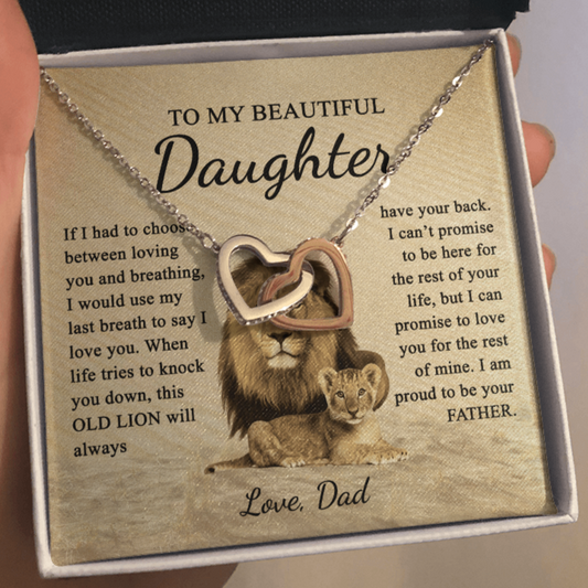 To My Beautiful Daughter | I'll Always Have Your Back | Necklace From Dad