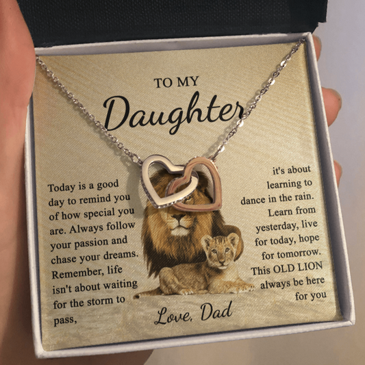 To My Daughter | Always Follow Your Passion | Necklace