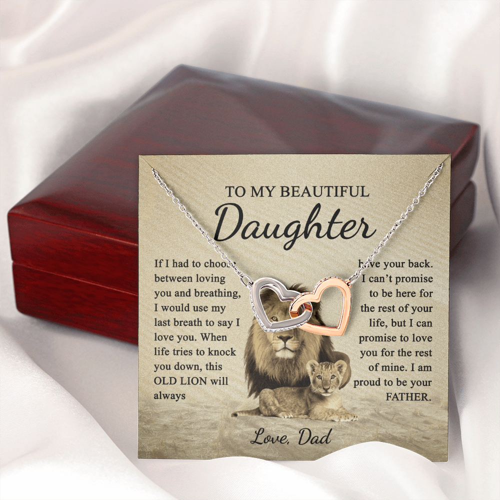 To My Beautiful Daughter | I'll Always Have Your Back | Necklace From Dad
