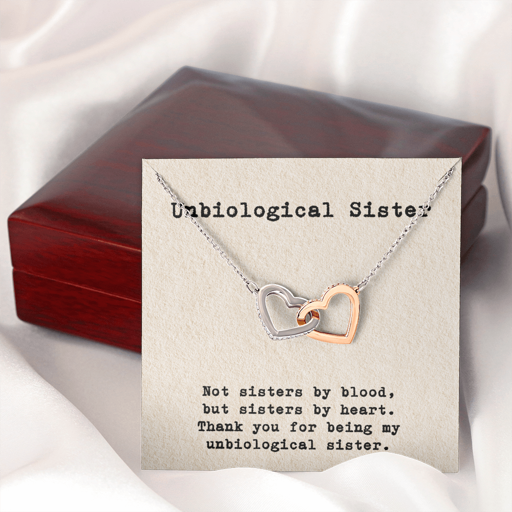 Unbiological Sister Necklace Christmas Gift Set for 2, Best Friend Chr –  Anavia Jewelry & Gift