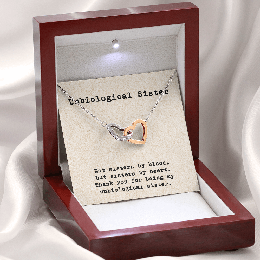 To My Unbiological Sister | Thank You | Necklace