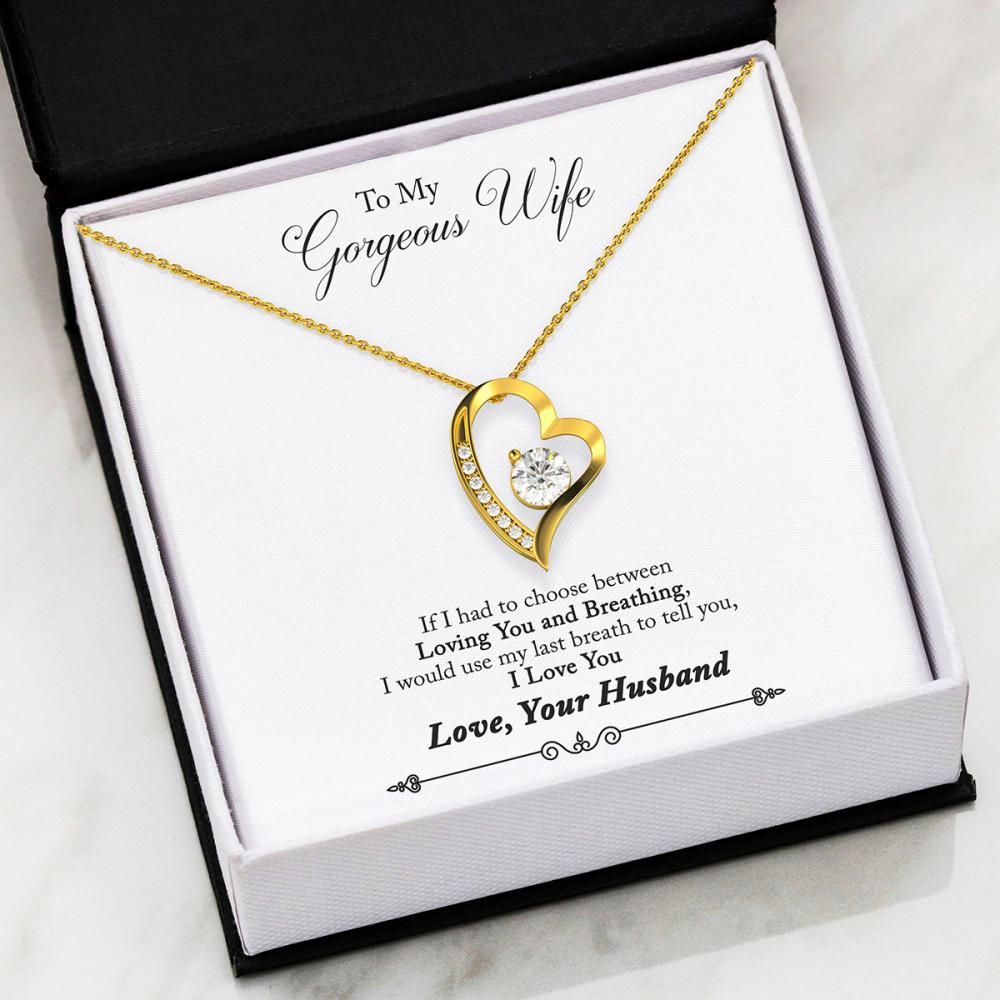 My Last Breath, Love Your Husband, Forever Love Necklace - Glitter By Kate Wild