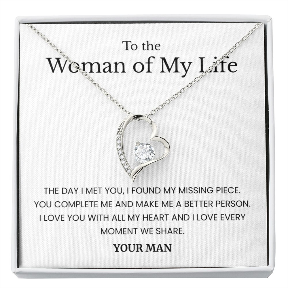 To The Woman of My Life | You Complete Me | Necklace