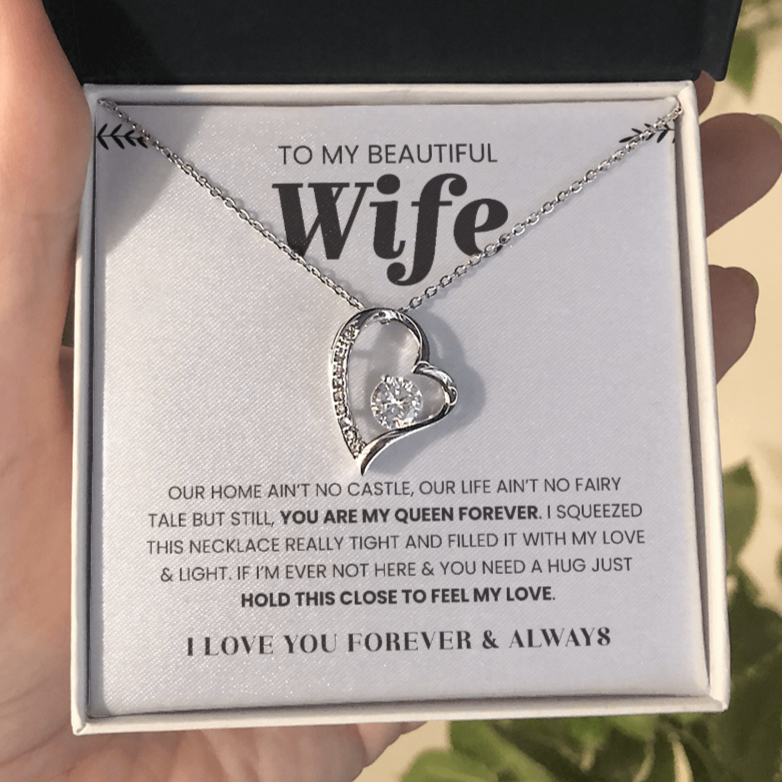 To My Beautiful Wife | You Are My Queen | Necklace