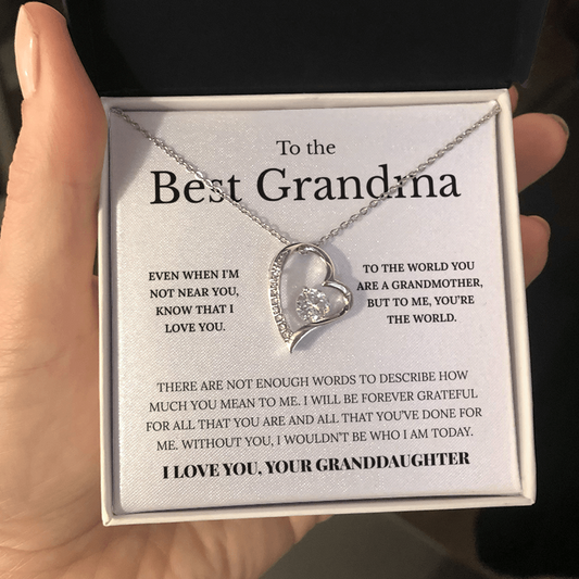 To The Best Grandma | I Am Forever Grateful | Necklace