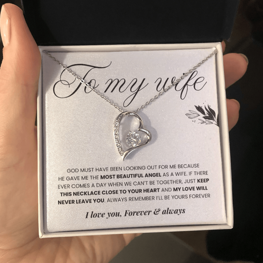 To My Wife | God Gave Me An Angel | Neckalce