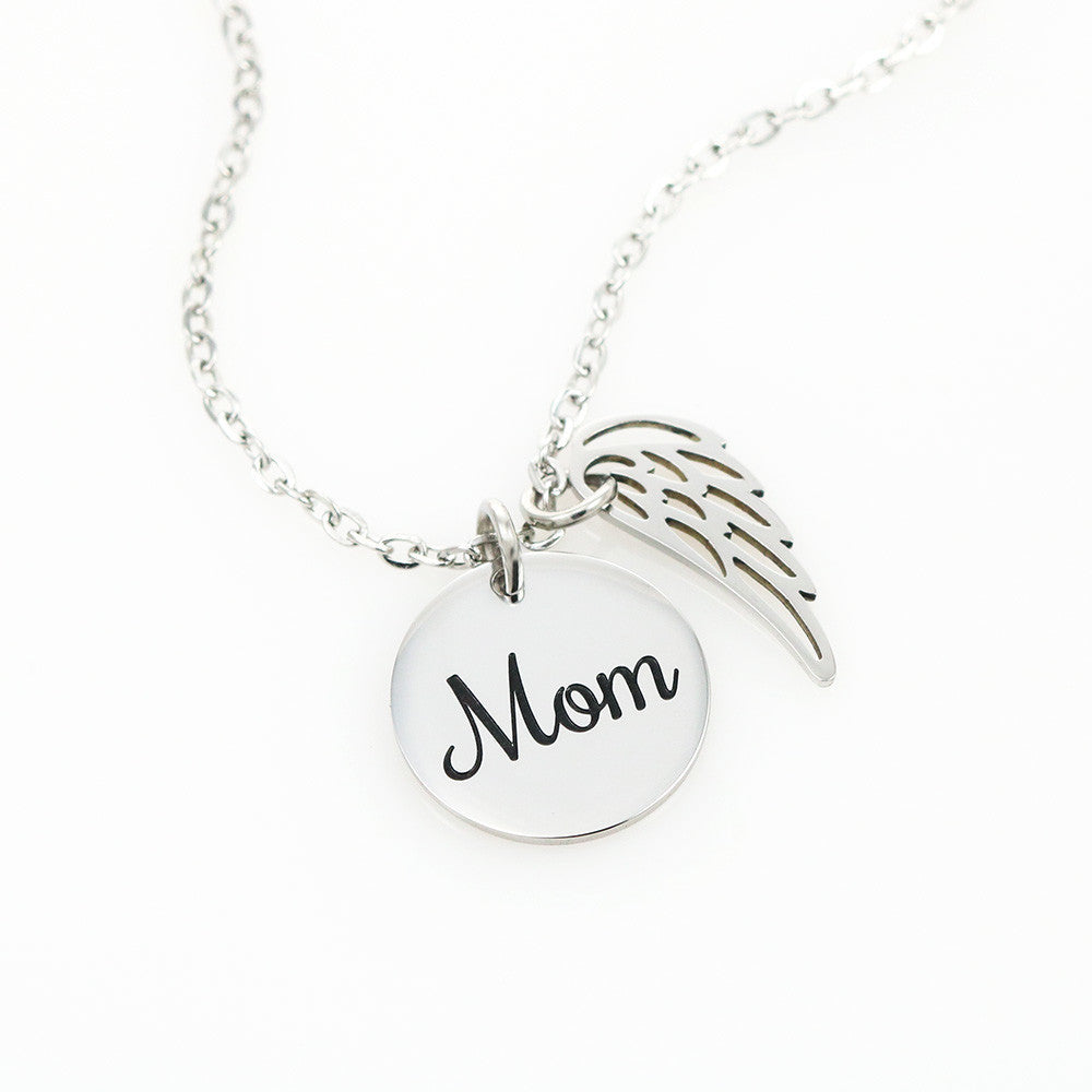 In Memory Of Mom In Heaven Necklace
